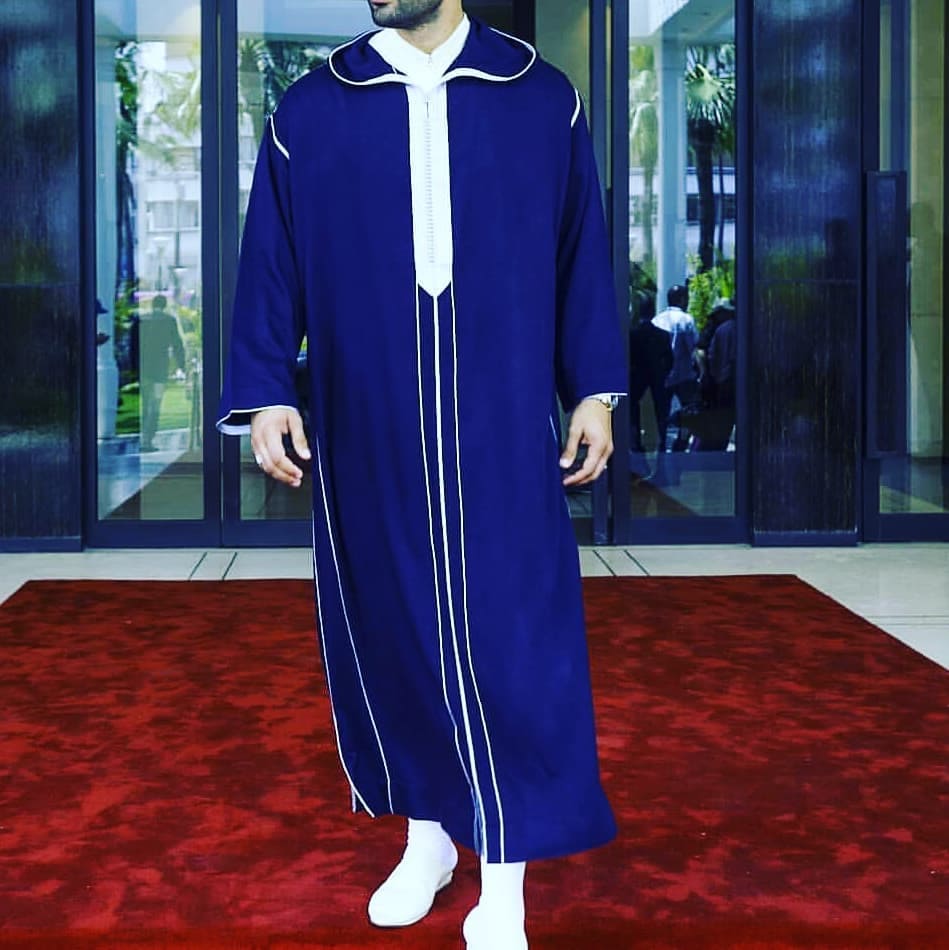 Djellaba marocaine haute couture pour hommes